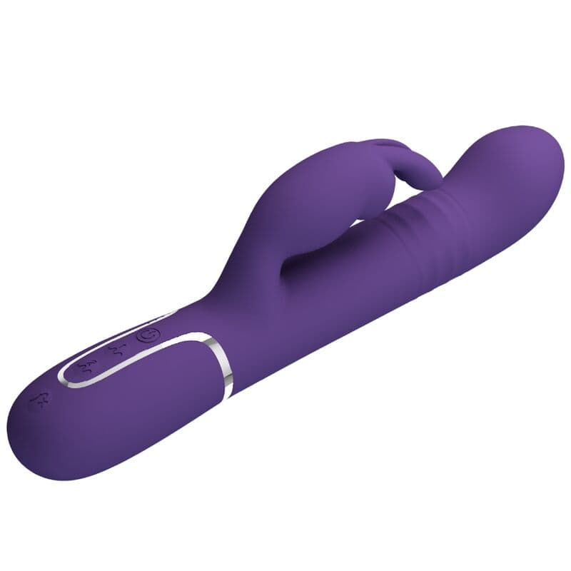 PRETTY LOVE - COALE RABBIT VIBRATOR 4 IN 1 PURPLE 4