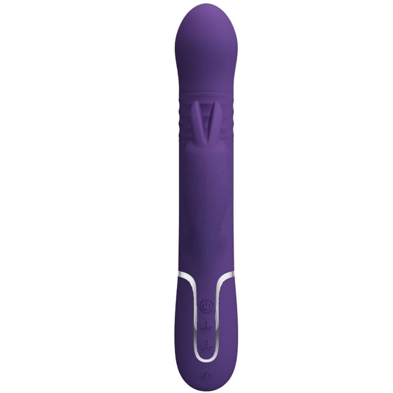 PRETTY LOVE - COALE RABBIT VIBRATOR 4 IN 1 PURPLE 3