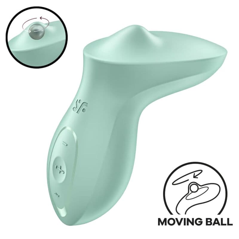 SATISFYER - EXCITERRR LAY-ON CLITORIS MINT VIBRATOR 2