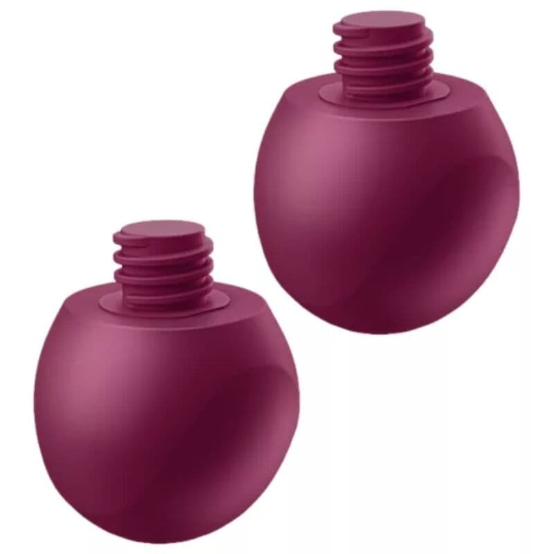 SATISFYER - LOVE BIRDS VARY VIBRATING BALLS FREE APP WINE RED 4