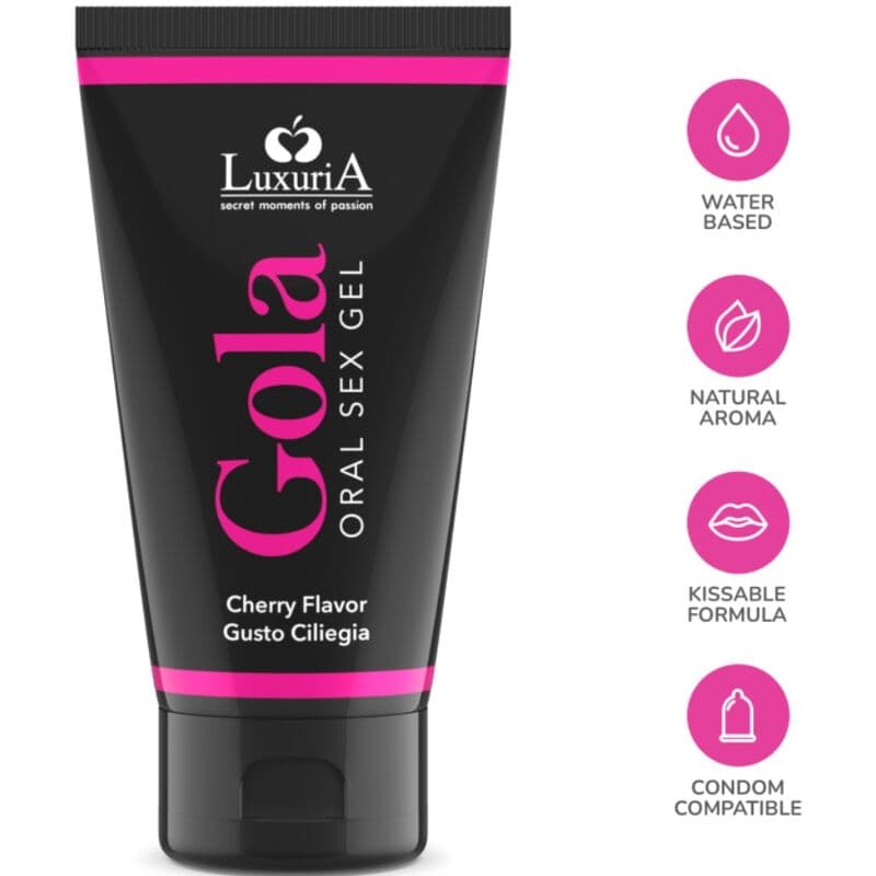 INTIMATELINE LUXURIA - ORAL SEX GEL CHERRY FLAVOR 50 ML 4