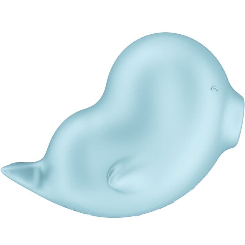 SATISFYER - SASSY SEAL STIMULATOR & VIBRATOR BLUE 4