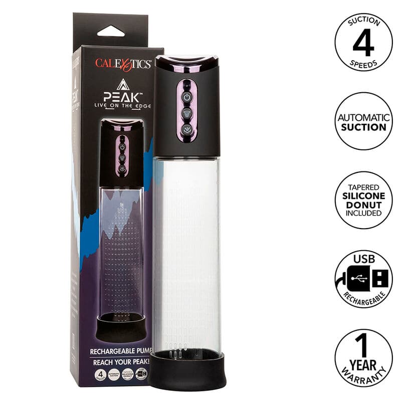 CALEXOTICS - PEAK 4-SPEED SUCTION PUMP BLACK 2