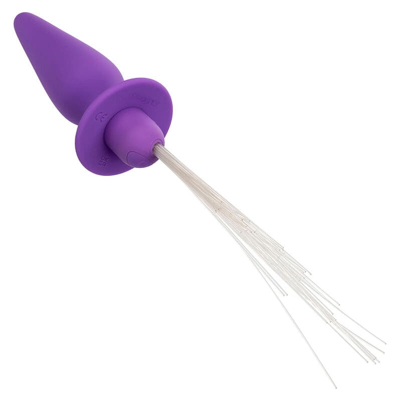 CALEXOTICS - SOUTHERN LIGHTS LIGHT UP ANAL PLUG 10 VIBRATIONS SILICONE PURPLE 4