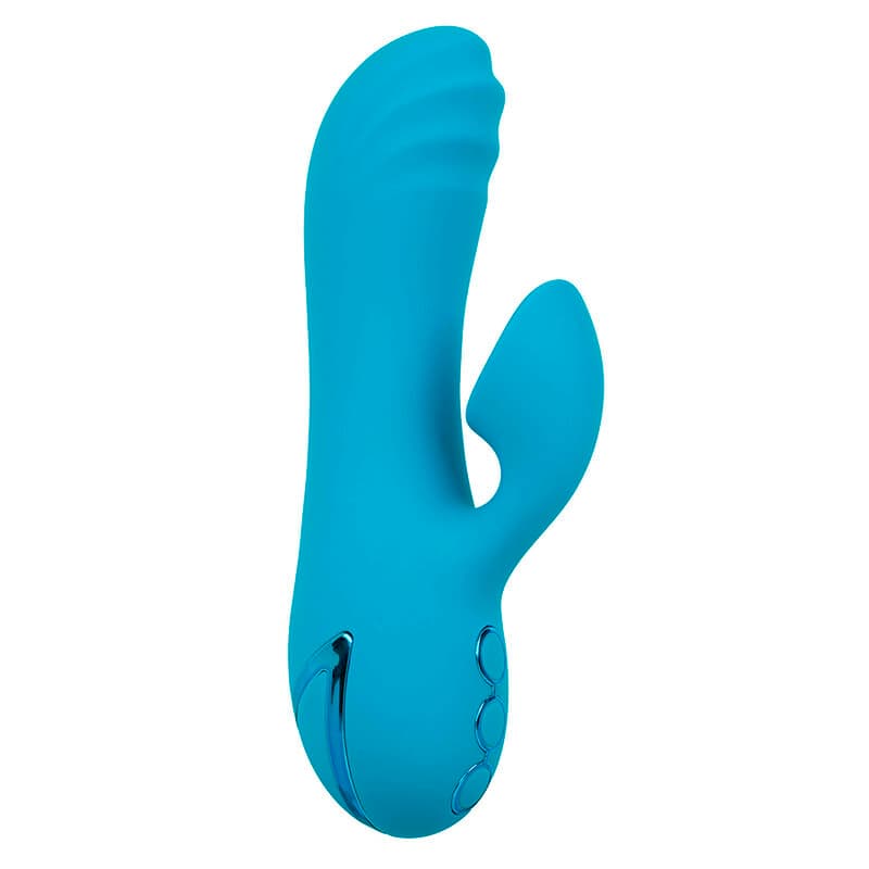 CALEXOTICS - SUNSET BEACH SEDUCER VIBRATOR & STIMULATOR 10 FUNCTIONS BLUE 4
