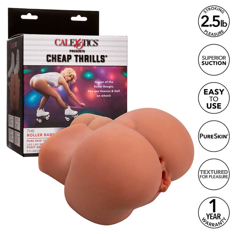 CALEXOTICS - THE ROLLER BABE DOUBLE REALISTIC MASTURBATOR FLESH 2
