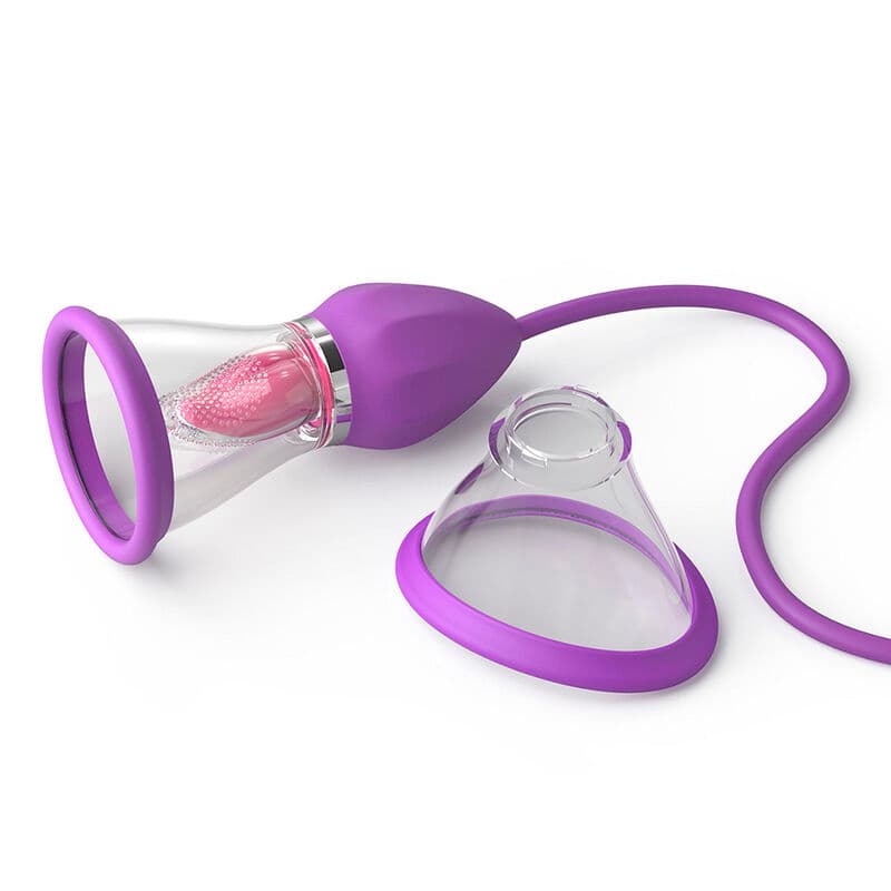 FANTASY FOR HER - ULTIMATE PLEASURE MAX SUCTION HOSE WITH STIMULATING TONGUE PURPLE 2