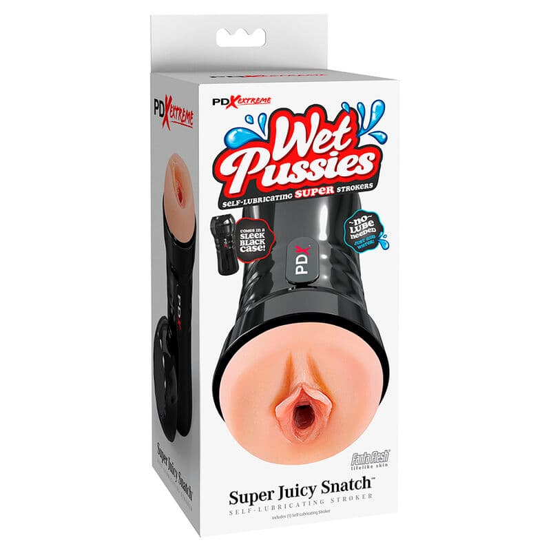 PDX EXTREME - WET PUSSIES SELF-LUBRICATING VAGINA MASTURBATOR FLESH 2