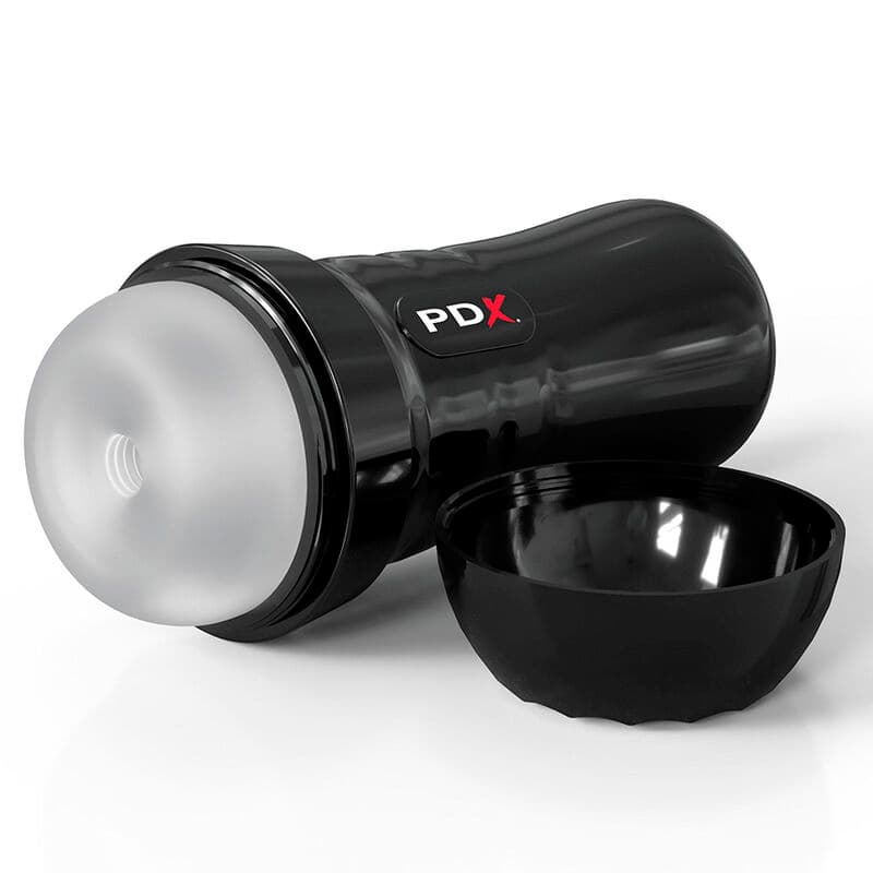 PDX EXTREME - SLIDE & GLIDE SELF-LUBRICATING MASTURBATOR CLEAR 2