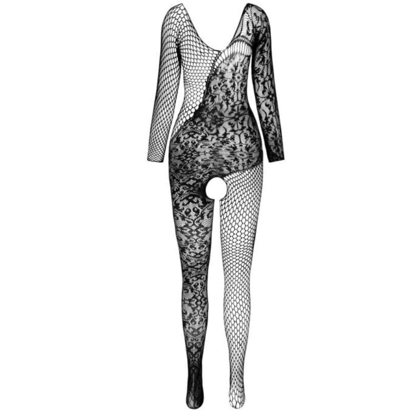 PASSION - BS 107 BODYSTOCKING BLACK ONE SIZE 5
