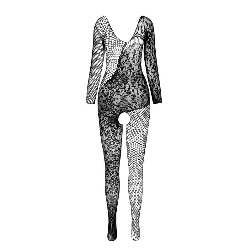 PASSION - BS 107 BODYSTOCKING RED ONE SIZE 5