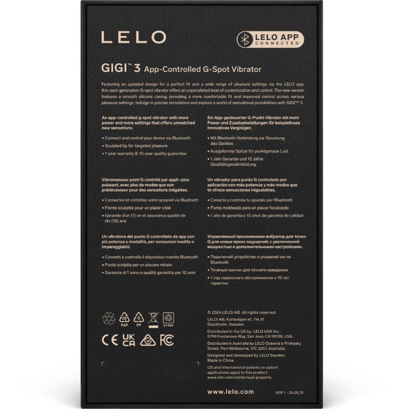 LELO - GIGI™ 3 G-SPOT VIBRATOR BLUE 4
