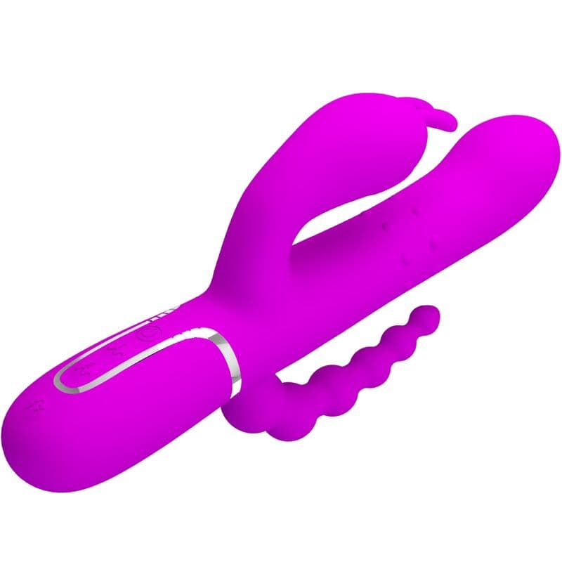 PRETTY LOVE - CAMMY TRIPLE VIBRATOR MULTIFUNCTION 4 IN 1 PINK 4