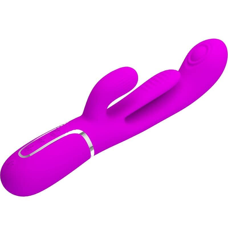 PRETTY LOVE - SHANIA TRIPLE RABBIT VIBRATOR MULTIFUNCTION PINK 3