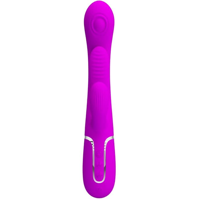 PRETTY LOVE - SHANIA TRIPLE RABBIT VIBRATOR MULTIFUNCTION PINK 2