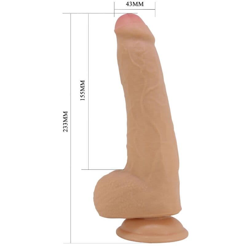 PRETTY LOVE - DRACO REALISTIC DILDO 23 CM FLESH 5