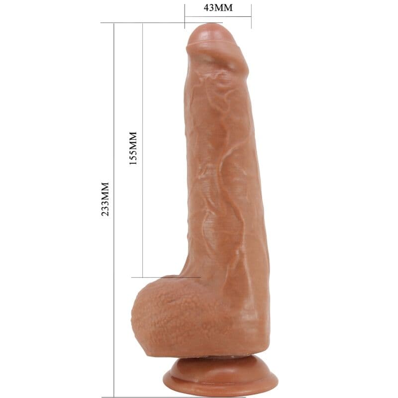 PRETTY LOVE - DRACO REALISTIC DILDO 23 CM MODEL 2 FLESH 5