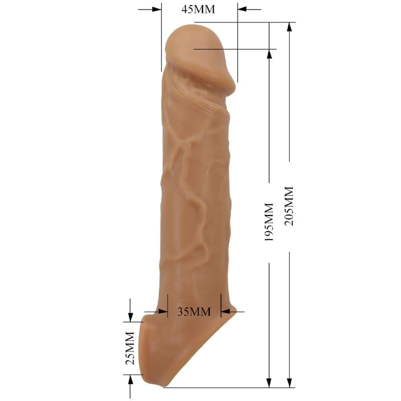 PRETTY LOVE - REALISTIC SKIN PENIS SLEEVE FLESH 5