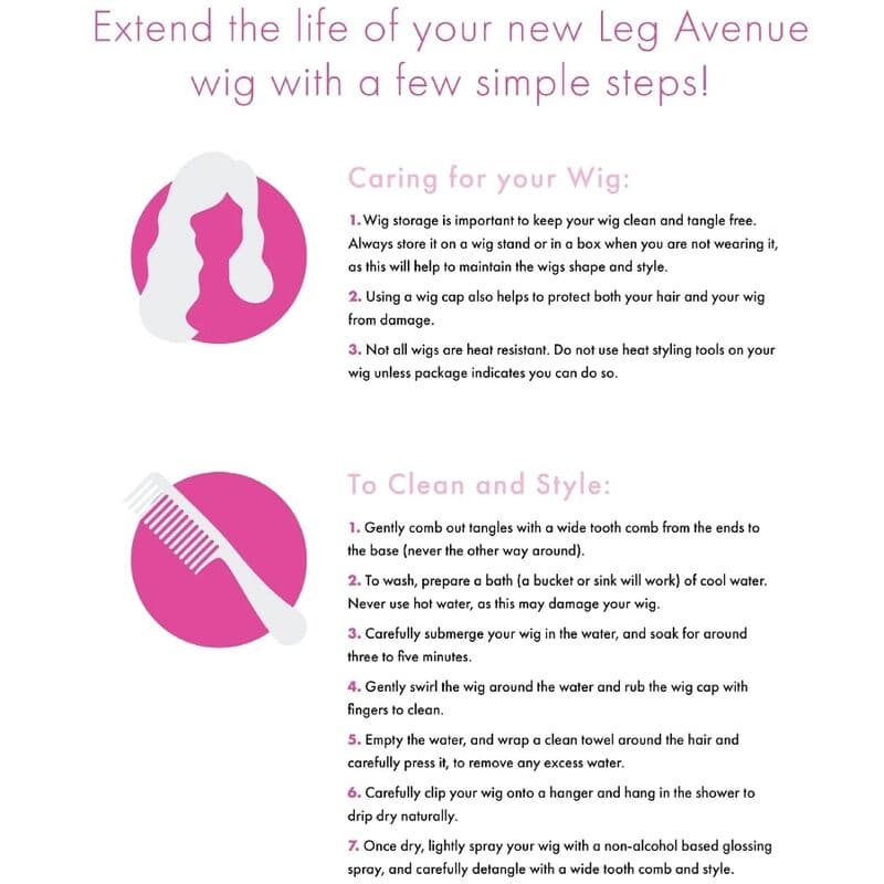 LEG AVENUE - BANGIN LONG STRAIGHT WIG BLACK 2