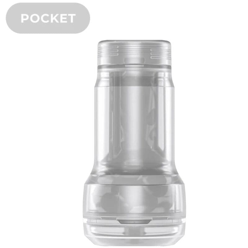 KIIROO - FEEL POCKET STROKER CRYSTAL BY KIIROO TRANSPARENT 4