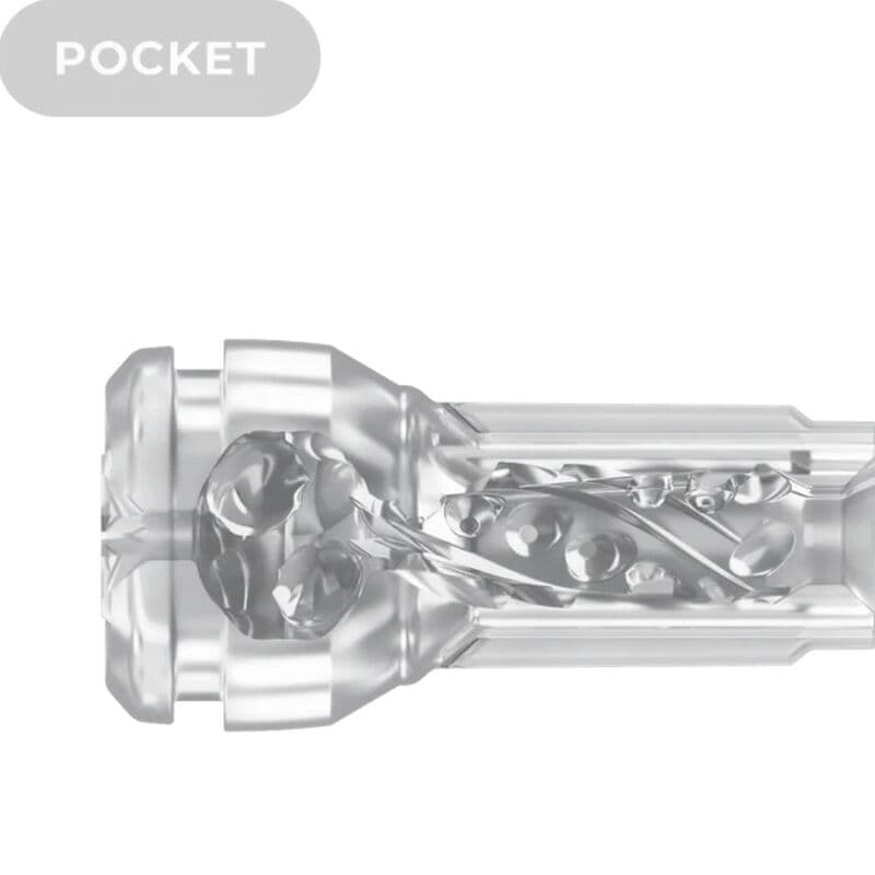 KIIROO - FEEL POCKET STROKER CRYSTAL BY KIIROO TRANSPARENT 5