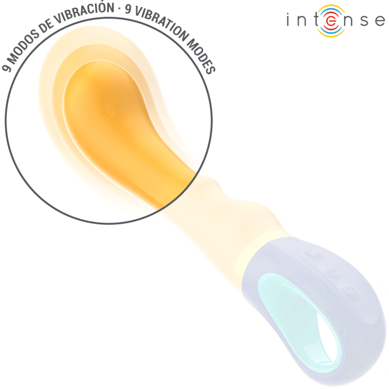 INTENSE - SHAGGY G-SPOT VIBRATOR YELLOW 3