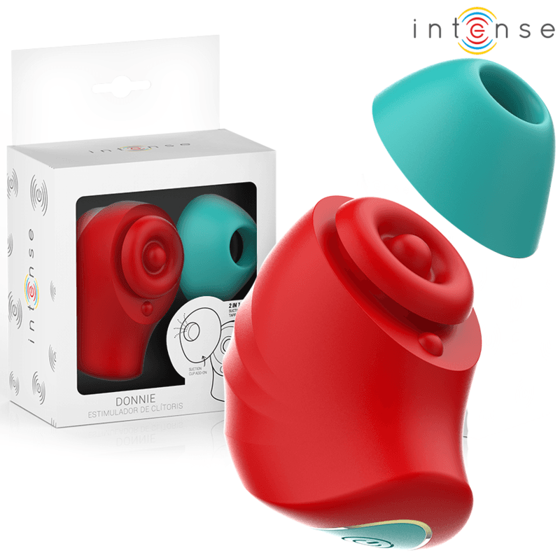 INTENSE - DONNIE CLITORAL STIMULATOR RED/GREEN 2