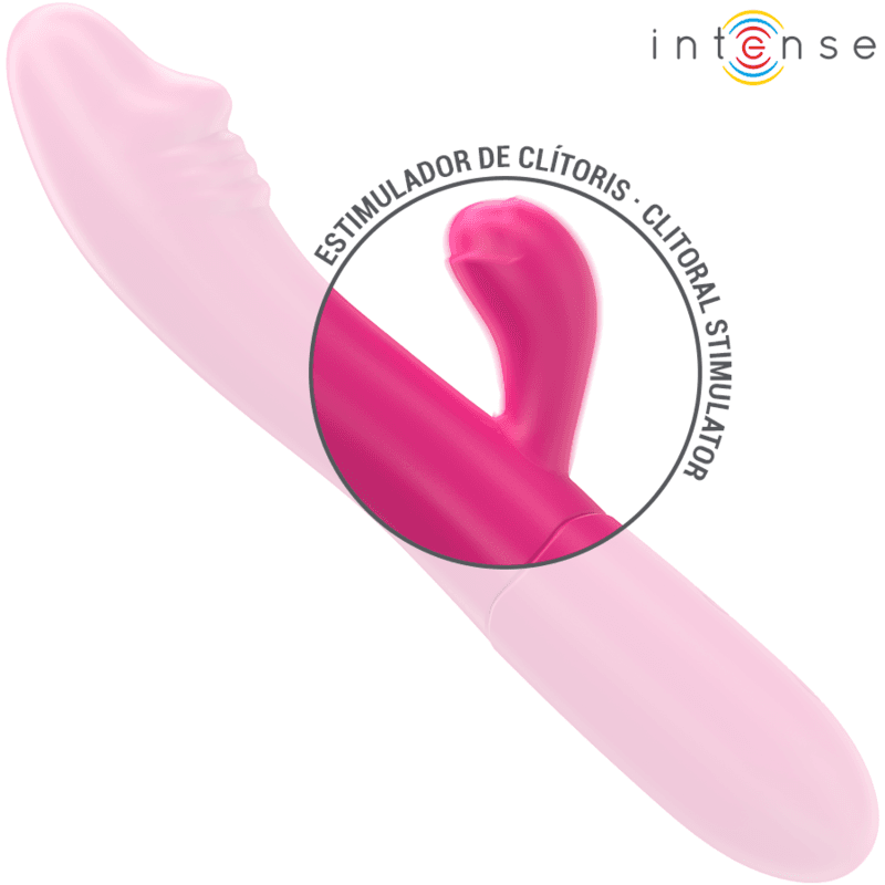 INTENSE - IVY FLEXIBLE VIBRATOR 10 VIBRATIONS WITH STIMULATING TONGUE PINK 4