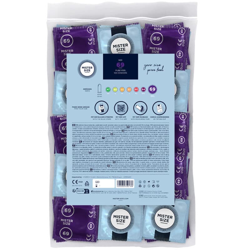 MISTER SIZE - CONDOMS SIZE XXXL 69 MM (100 UNITS) 2