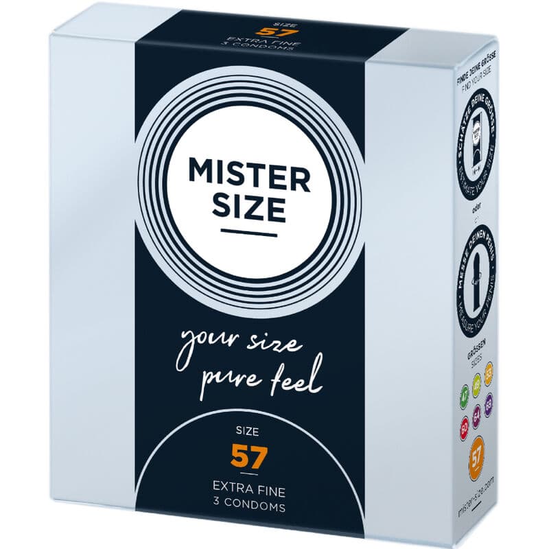 MISTER SIZE - CONDOM SIZE L 57 MM (3 UNITS) 2