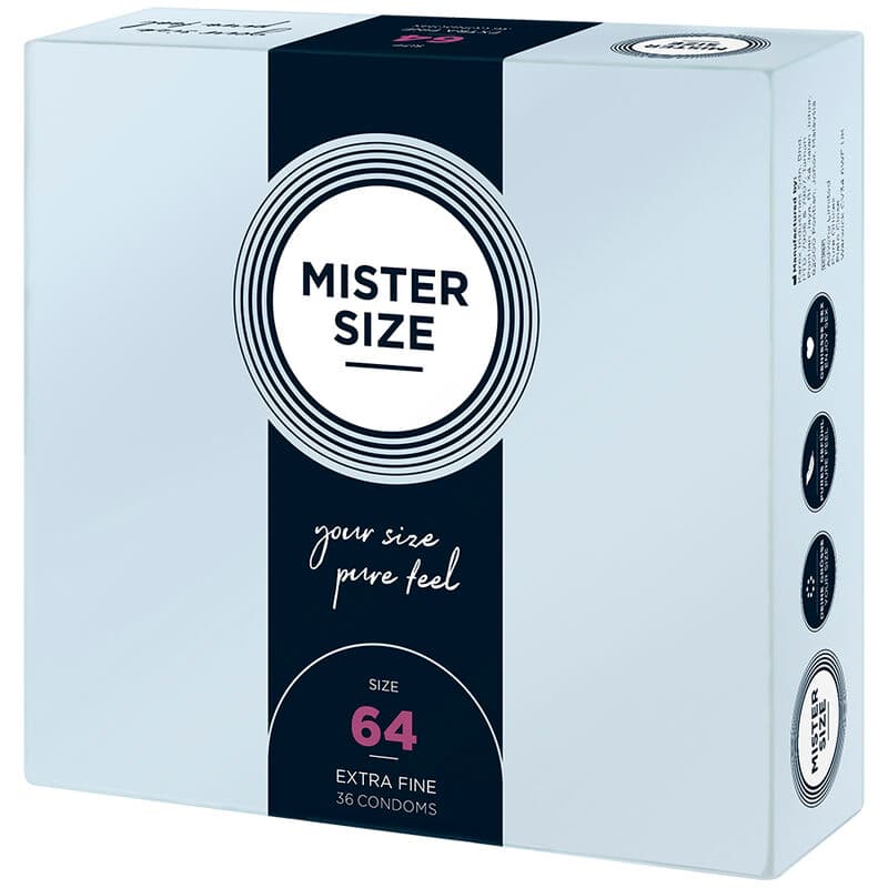 MISTER SIZE - CONDOMS SIZE XXL 64 MM (36 UNITS) 2
