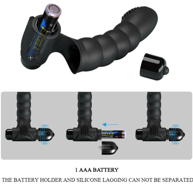 PRETTY LOVE - ALEXANDER FINGER VIBRATOR 10 VIBRATIONS BLACK 5