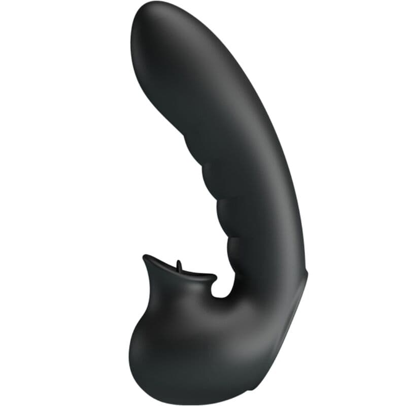 PRETTY LOVE - HOBGOBLIN VIBRATING FINGER CASE 12 VIBRATIONS + CLITORIS STIMULATOR BLACK 2