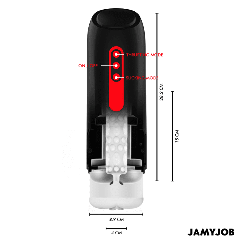 JAMYJOB - PHANTOM AUTOMATIC VAGINA MASTURBATOR 5 SUCTION AND THRUST MODES 4