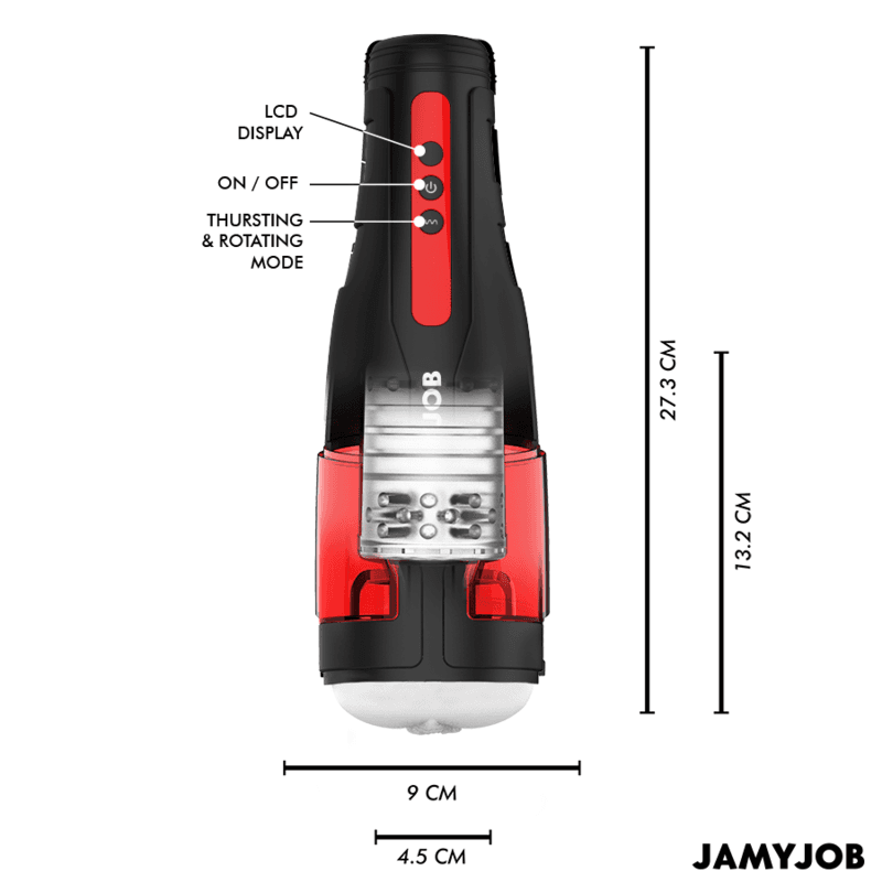 JAMYJOB - CYCLONE AUTOMATIC VAGINA MASTURBATOR 10 ROTATION AND THRUST MODES 3