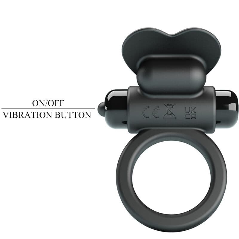 PRETTY LOVE - DEBONAIRE VIBRATING RING RABBIT 10 VIBRATIONS BLACK 5