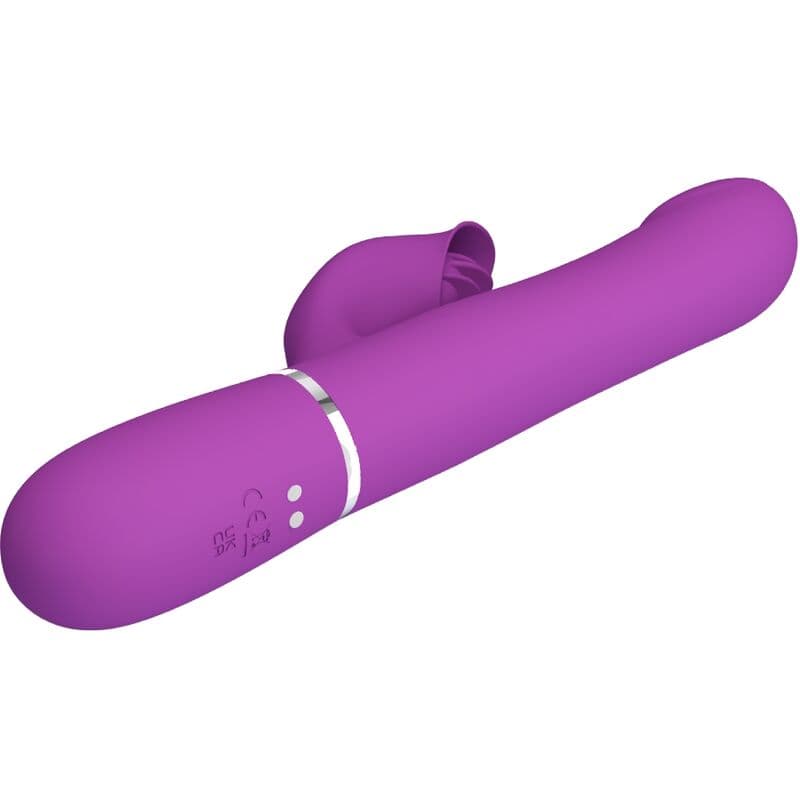 PRETTY LOVE - 4 IN 1 MULTIFUNCTION VIBRATOR & STIMULATOR PURPLE 3