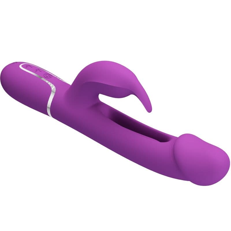PRETTY LOVE - KAMPAS 3 IN 1 MULTIFUNCTION RABBIT VIBRATOR PURPLE 4