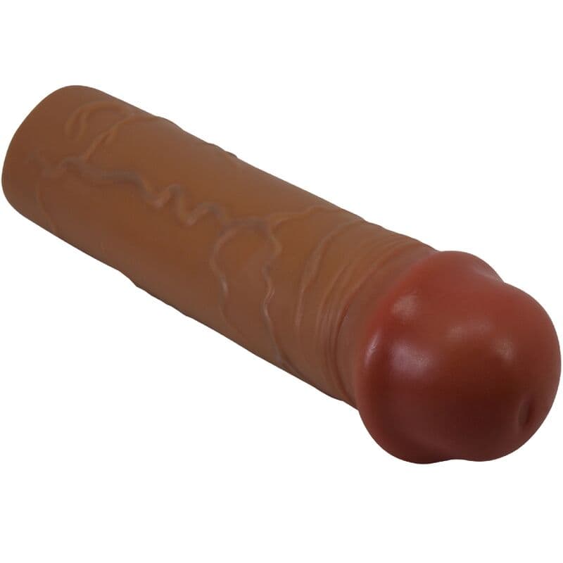 PRETTY LOVE - NILE PENIS SLEEVE WITH 2.5 CM EXTENSION MULATTO 3