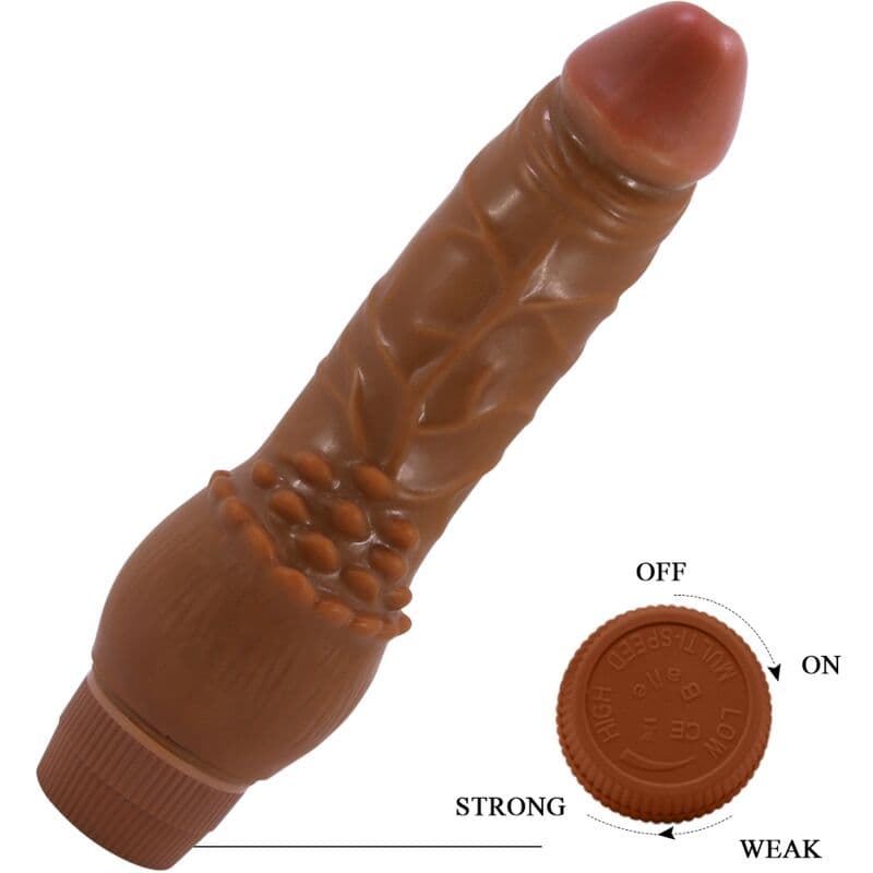BAILE - BARBARA REALISTIC VIBRATOR 19.5 CM MULATTO 3