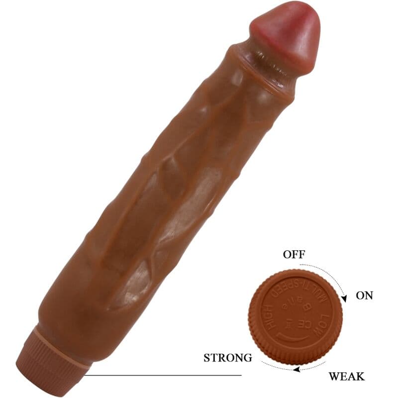 BAILE - JACK REALISTIC VIBRATOR 26 CM MULATTO 4