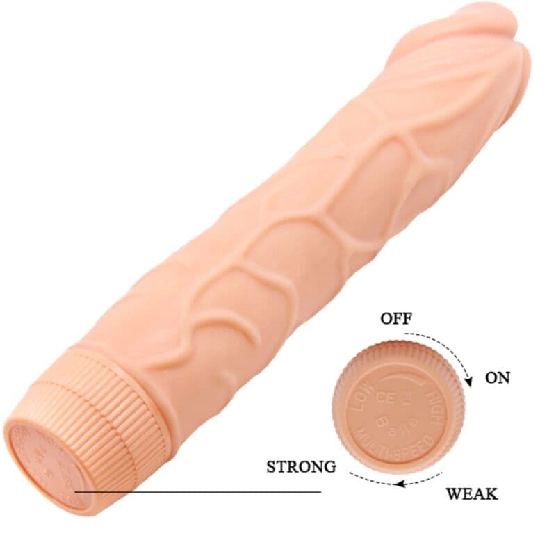 BAILE - BOB REALISTIC VIBRATOR 22.5 CM FLESH 4