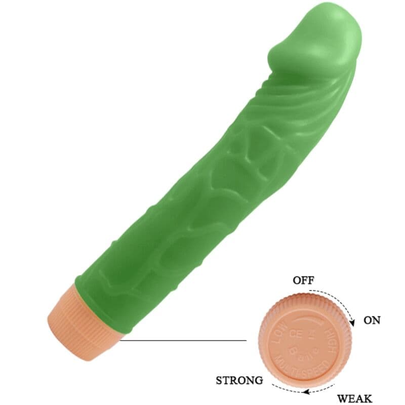 BAILE - BILL REALISTIC VIBRATOR 22.5 CM GREEN 4