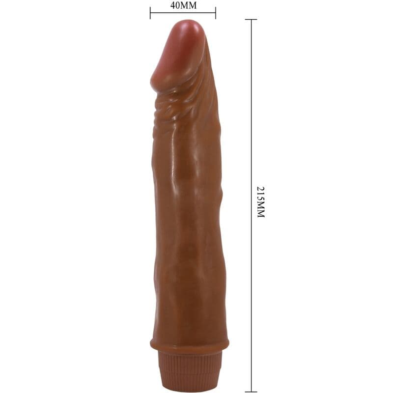 BAILE - DWARF REALISTIC VIBRATOR 21 CM MULATTO 4