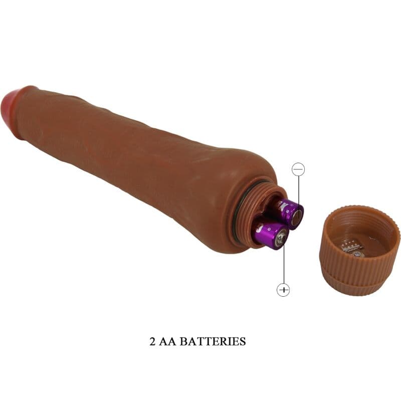 BAILE - DRYAD REALISTIC VIBRATOR 25 CM MULATTO 3