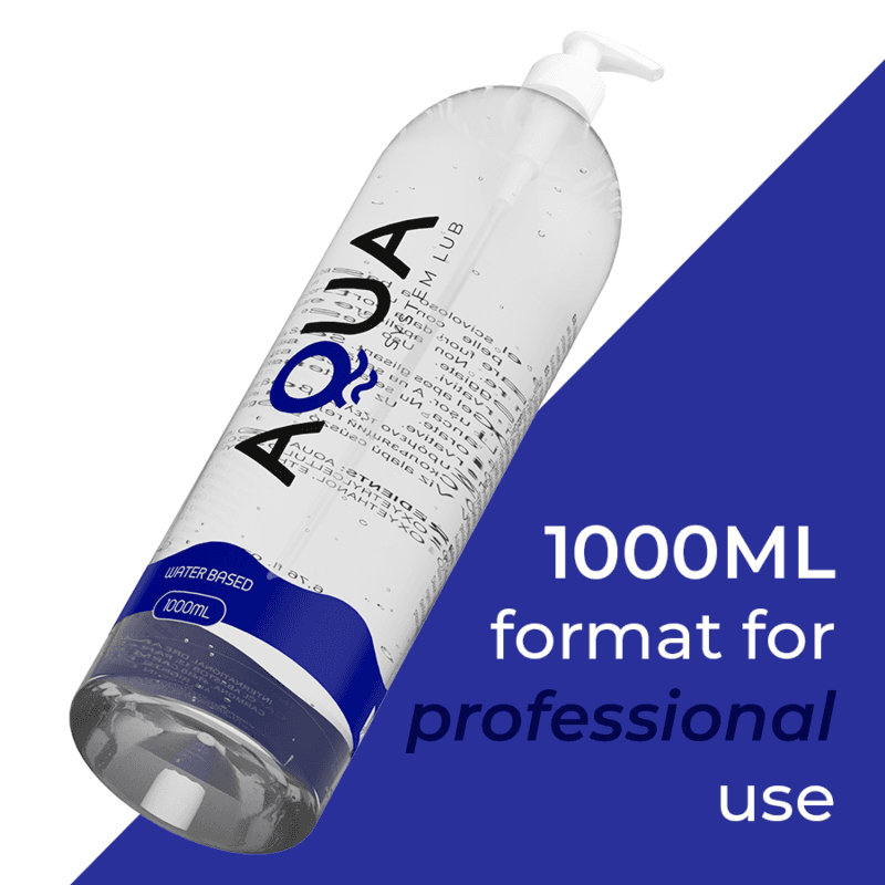 AQUA QUALITY - WATER BASED LUBRICANT 1000 ML 2