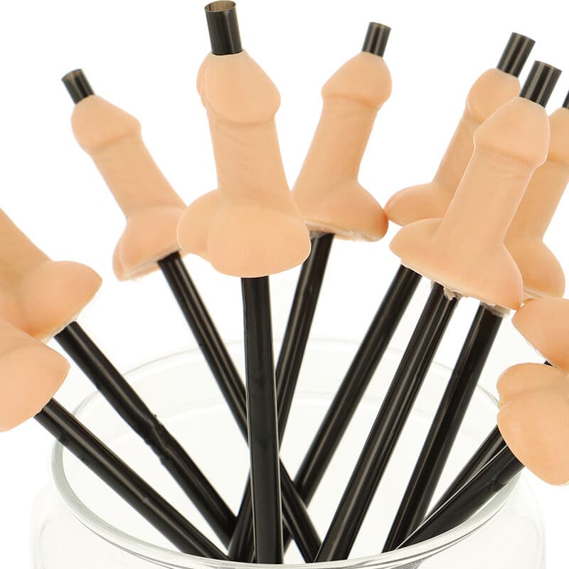 DIABLO PICANTE - BAG OF 10 NATURAL PENIS STRAWS 4