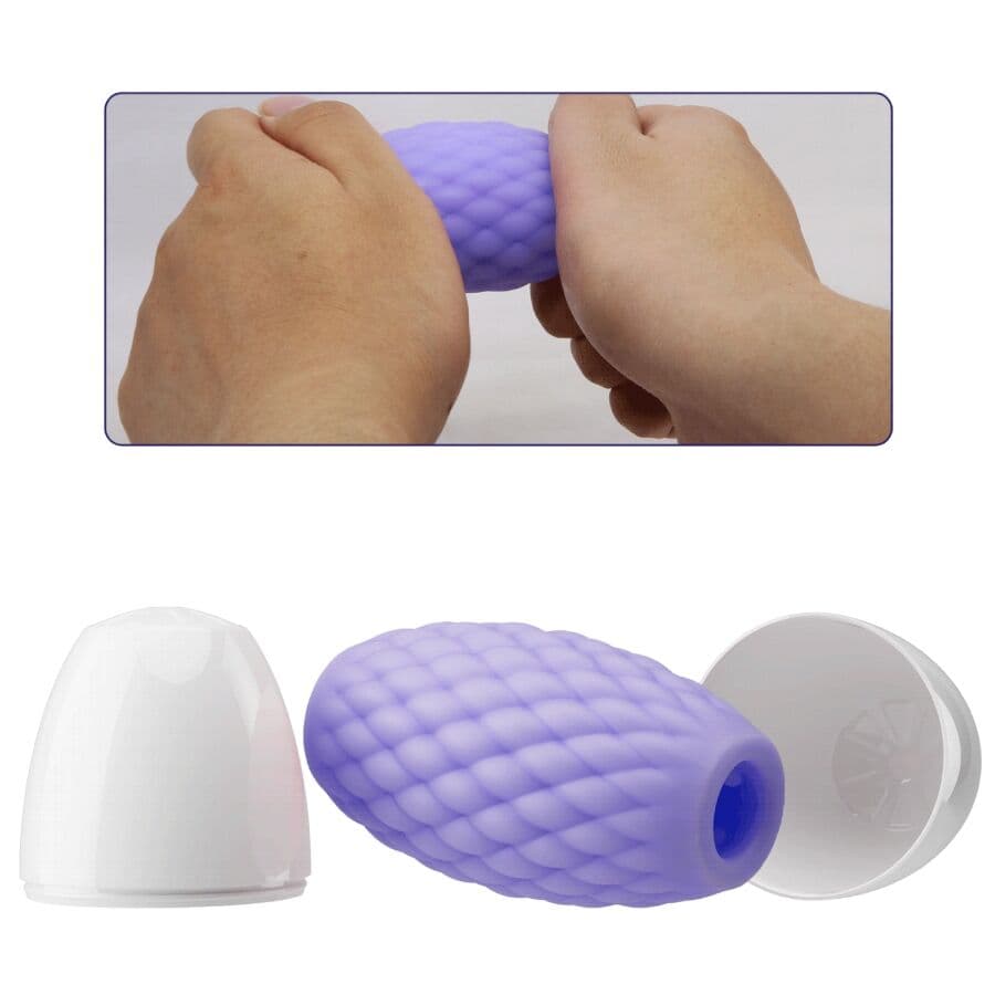 PRETTY LOVE - ATHENA EROS SILICONE MALE MASTURBATOR PURPLE 5