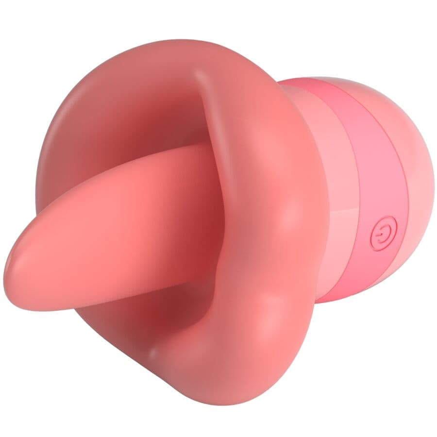 PRETTY LOVE - KYLEE TONGUE CLITORIS STIMULATOR 10 VIBRATIONS NUDE PINK 5