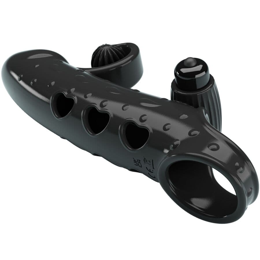 ROMANCE - VIBRATING PENIS SLEEVE BLACK 4
